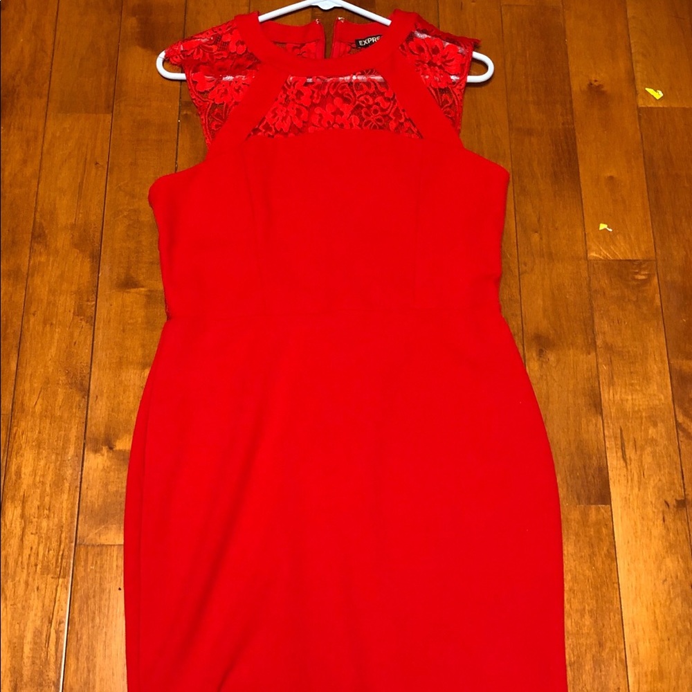 Red dress bodycon